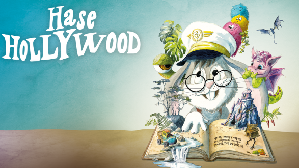 Buchcover: Hase Hollywood und das Geheimnis des Drachenlandes