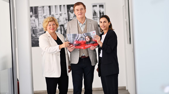 v.l.: Irene Hochstetter-Lackner, Günther Goach, Susanne Kißlinger © Helge Bauer, AK