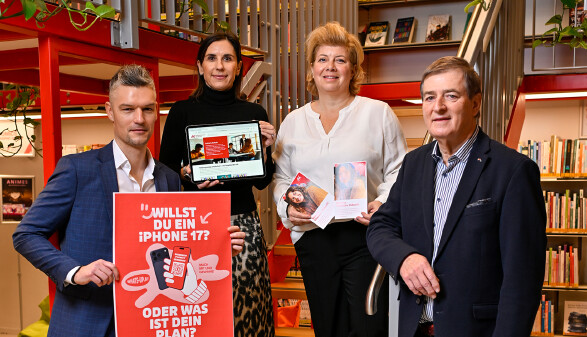 v.l.: Daniel Weidlitsch, Susanne Ki&szlig;linger, Irene Hochstetter-Lackner, G&uuml;nther Goach