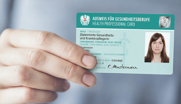 Ausweis für Gesundheitsberufe