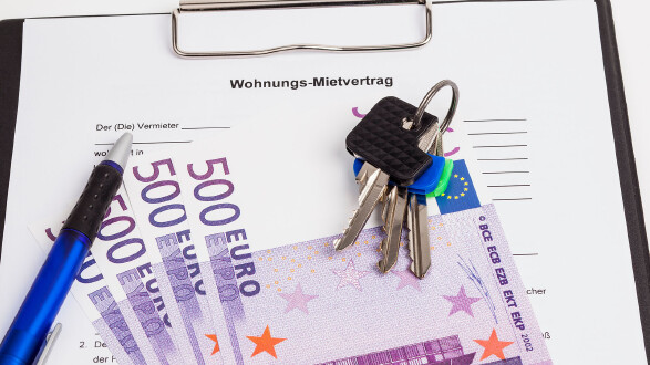 Mietvertrag, Sch&uuml;ssel und Geld