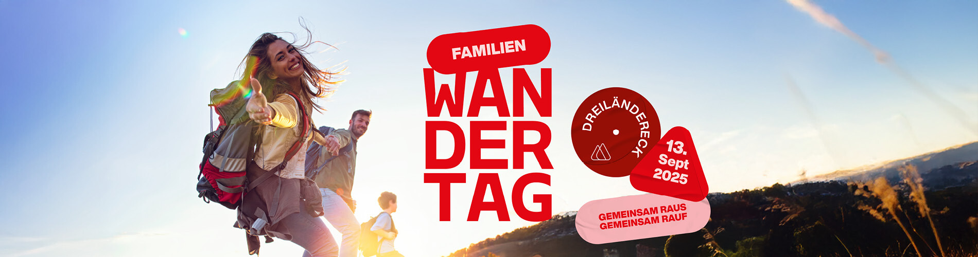 AK-Famileinwandertag auf das Dreiländereck am 13. September 2025